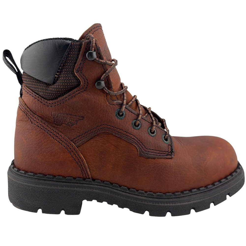 Red Wing 2326 Work Boots 7 Brown Leather Steel Toe Workwear Streetwear USA - Picture 2 of 9